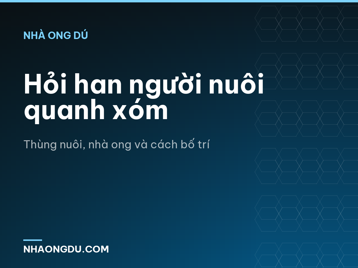 Hỏi han người nuôi quanh xóm