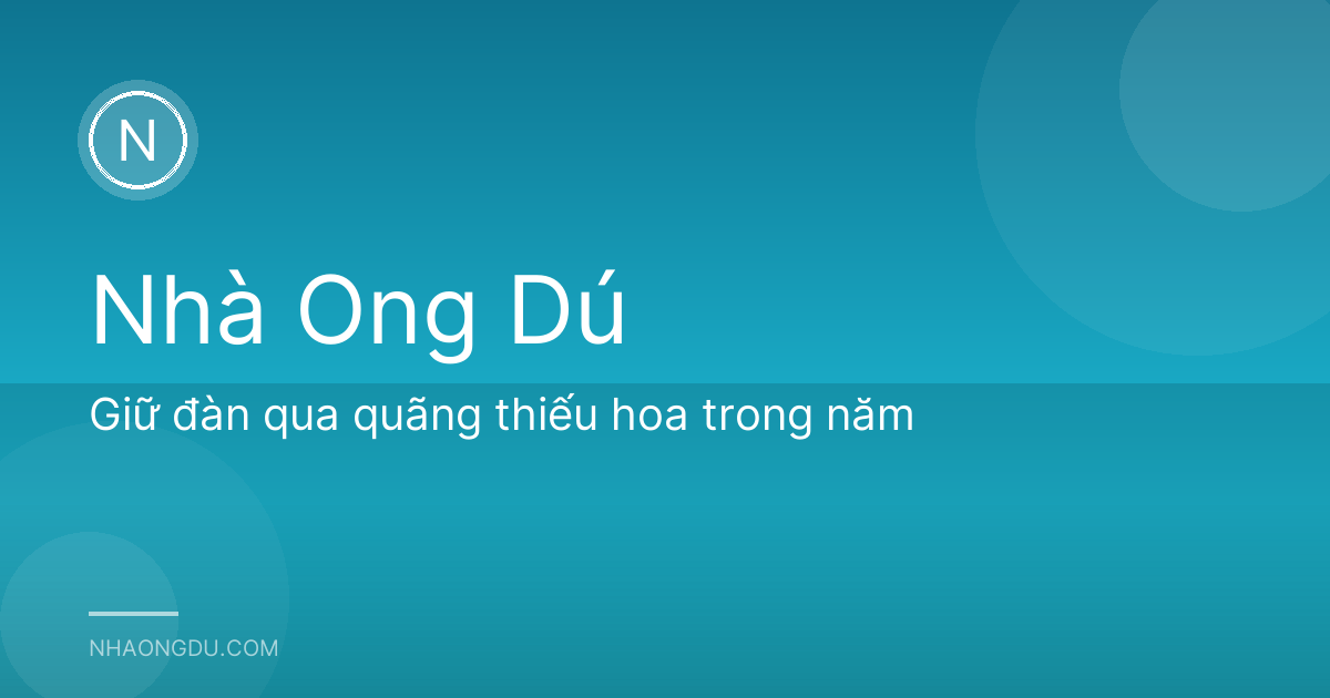 Giữ đàn qua quãng thiếu hoa trong năm